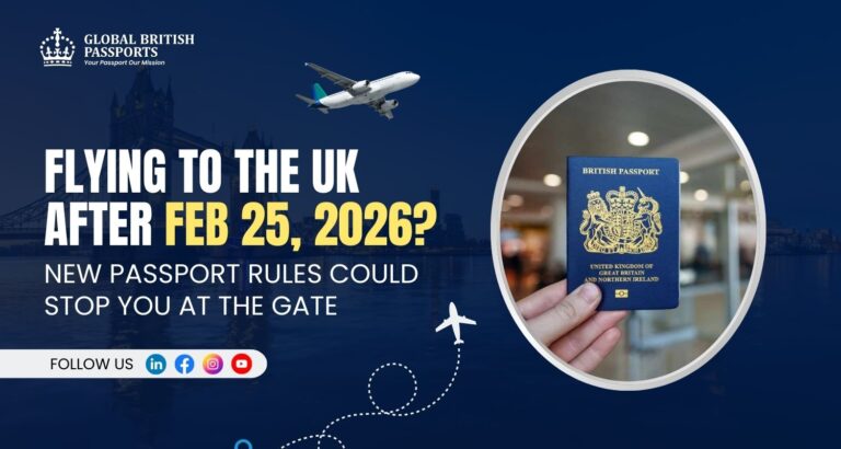 Flying to the UK After Feb 25, 2026? New Passport Rules Could Stop You at the Gate